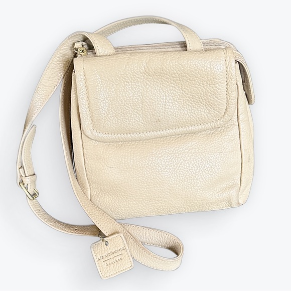 Liz Claiborne Bone Leather Bag - Picture 1 of 16